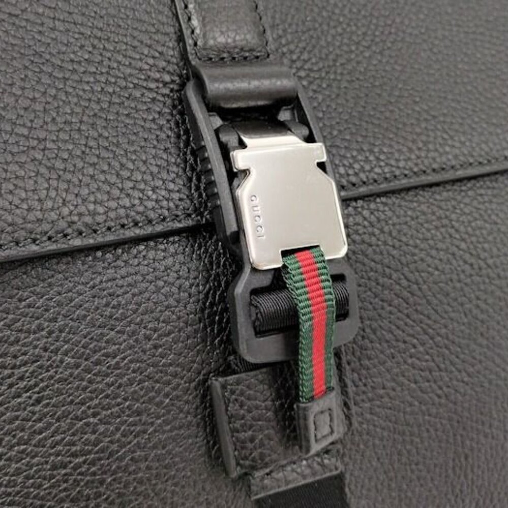 Gucci Business Case Clutch Bag Leather Black - Picture 5 of 10